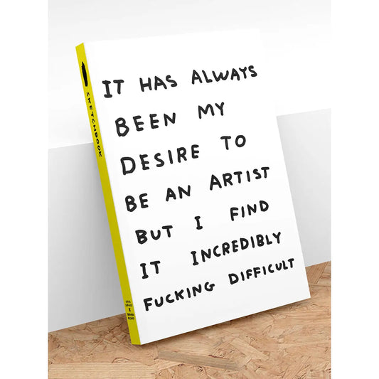 Desire to be an artist A5 notebook