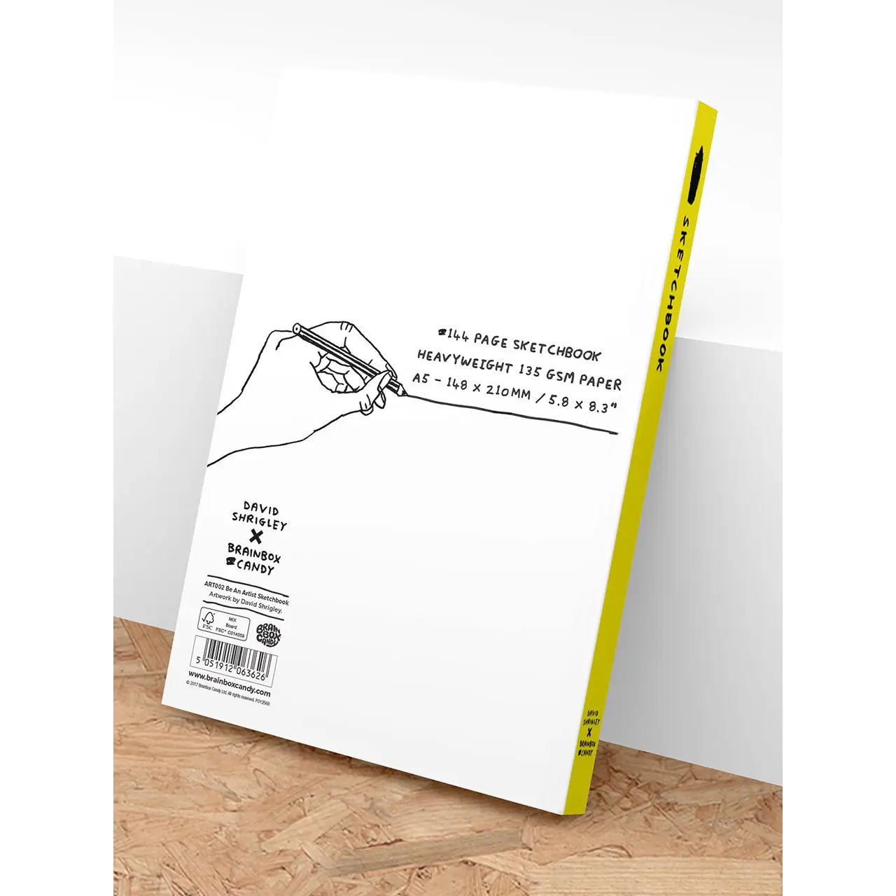Desire to be an artist A5 notebook