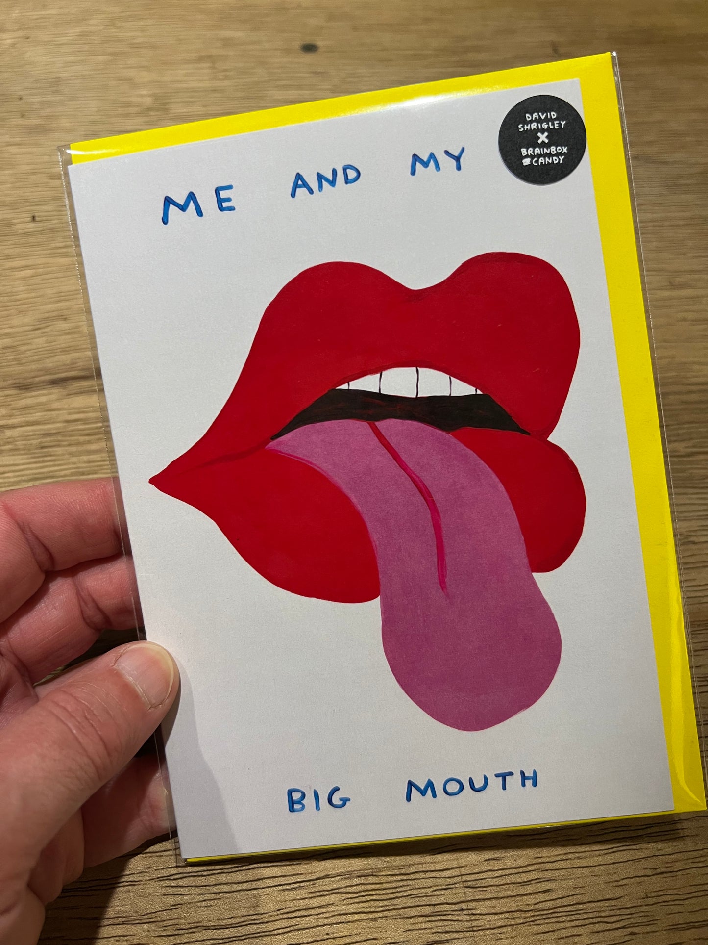 Big mouth greetings card
