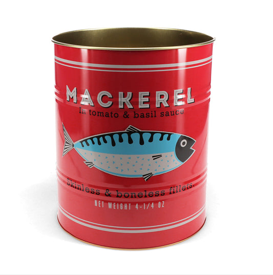 XL Red mackerel storage tin