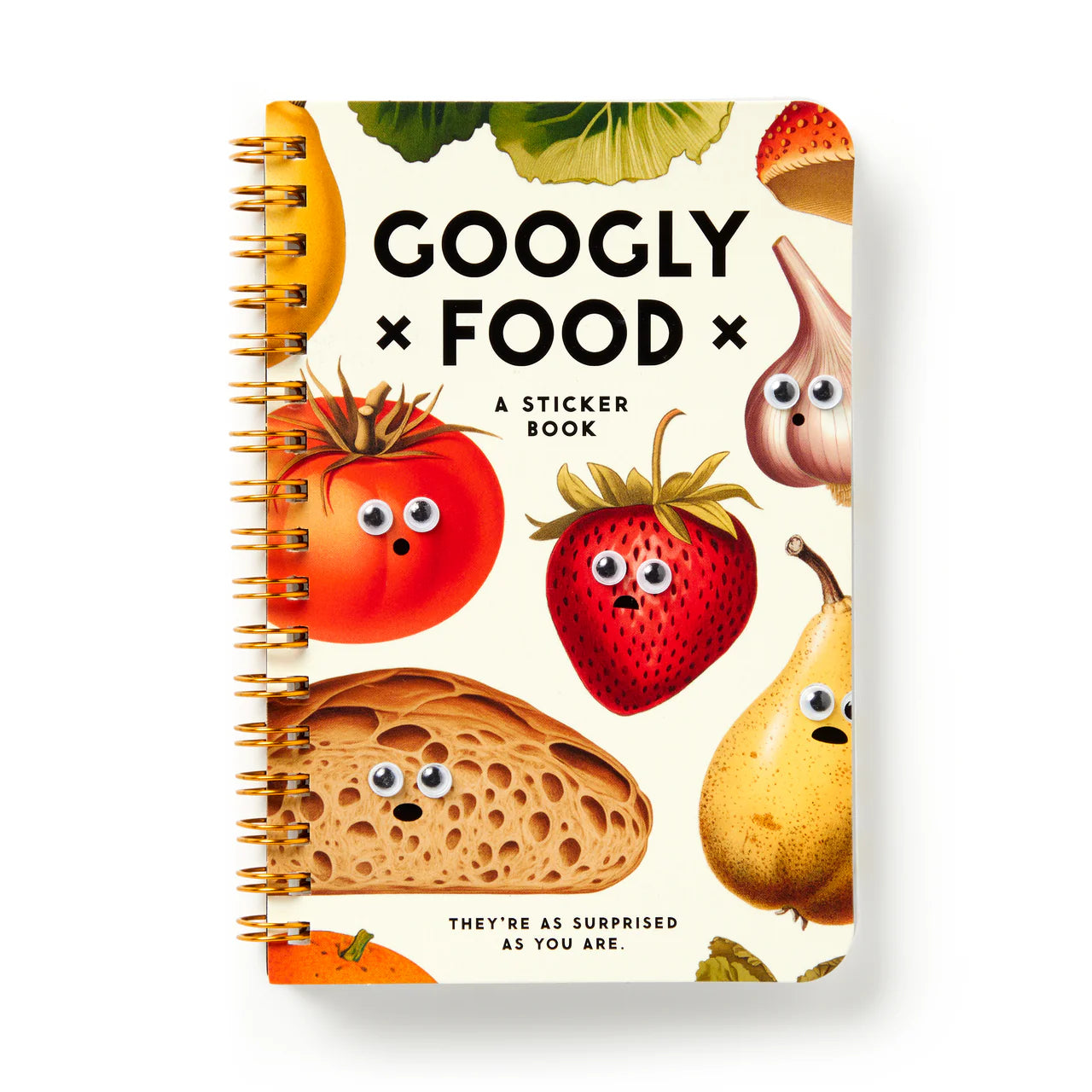 Googly food sticker book