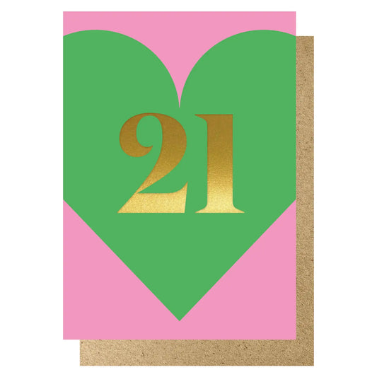 Heart 21 card