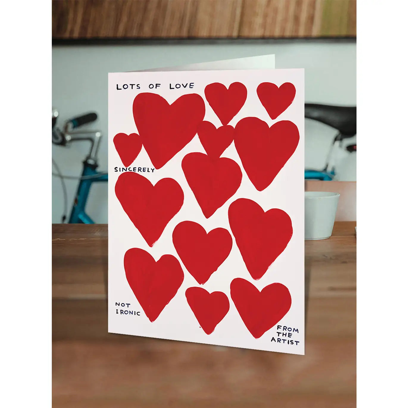 Lots of love David Shrigley card