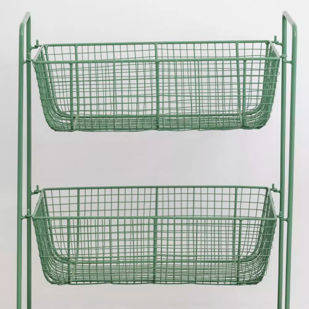 Wire 3-tier vegetable rack