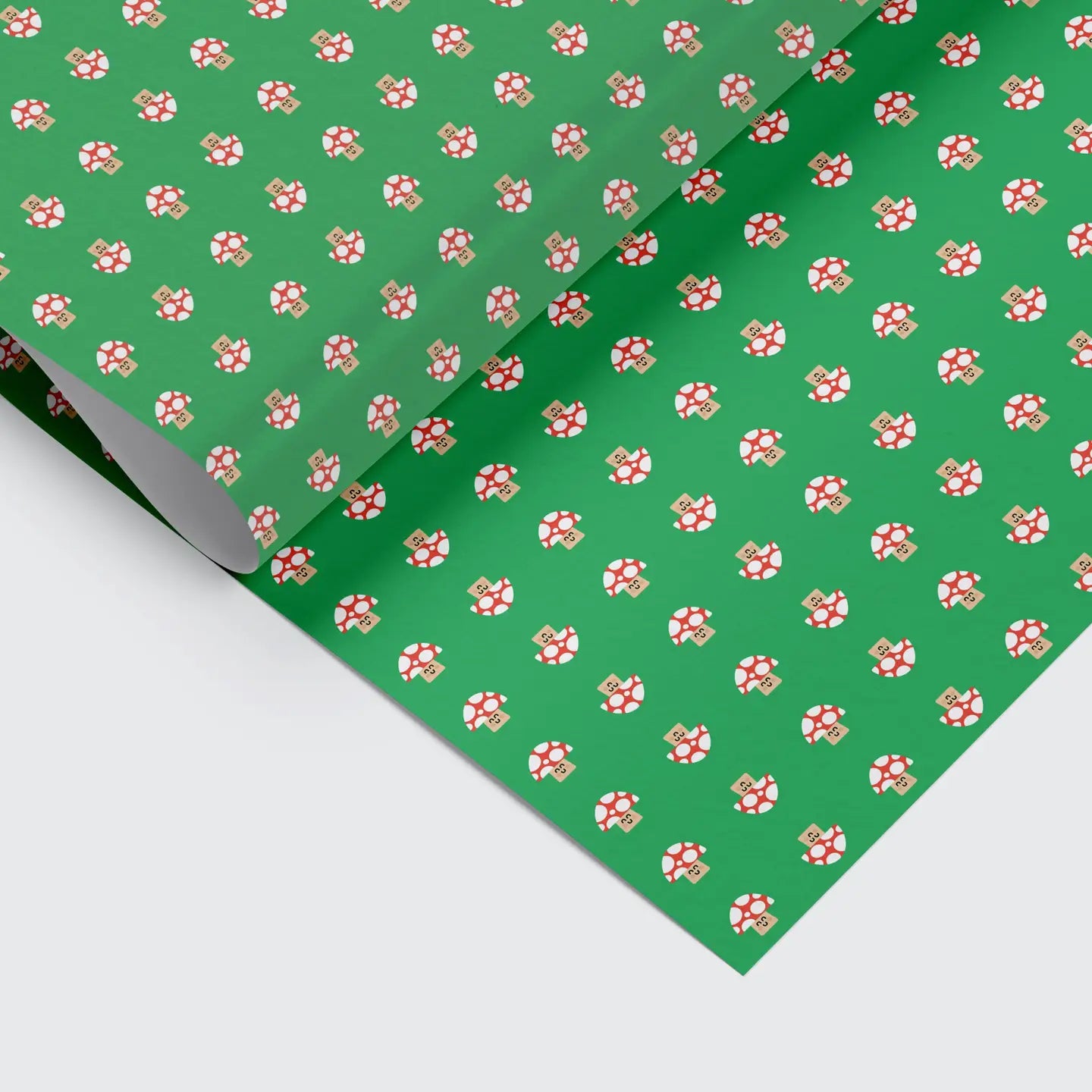Mushroom gift wrap