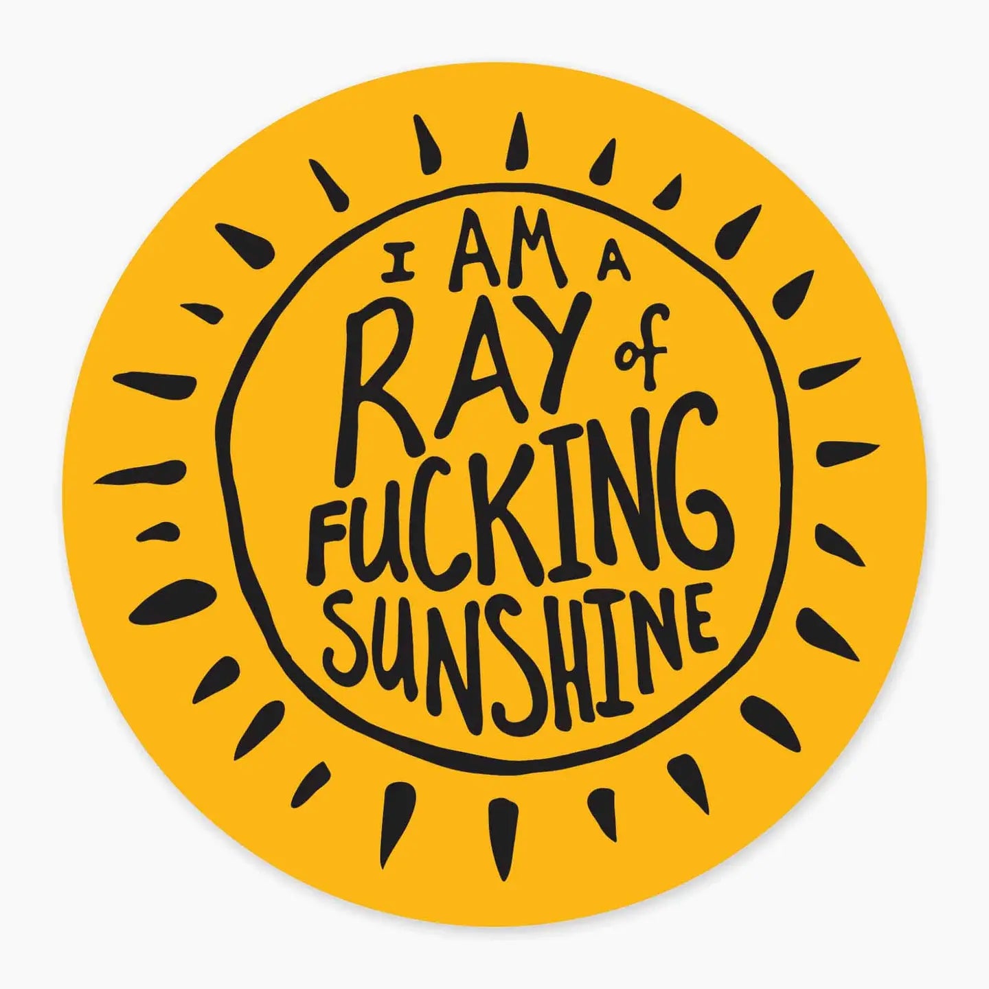 Ray of sunshine sticker