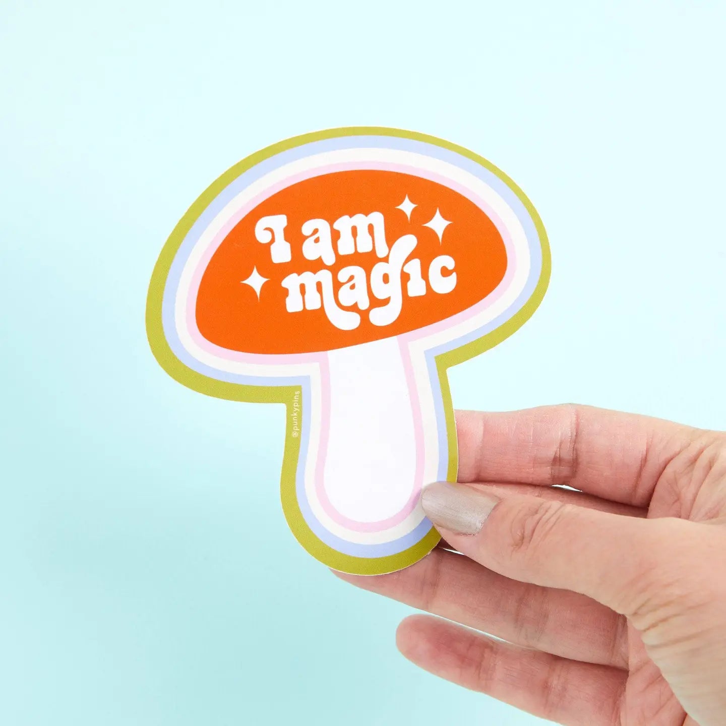 I am magic mushroom sticker