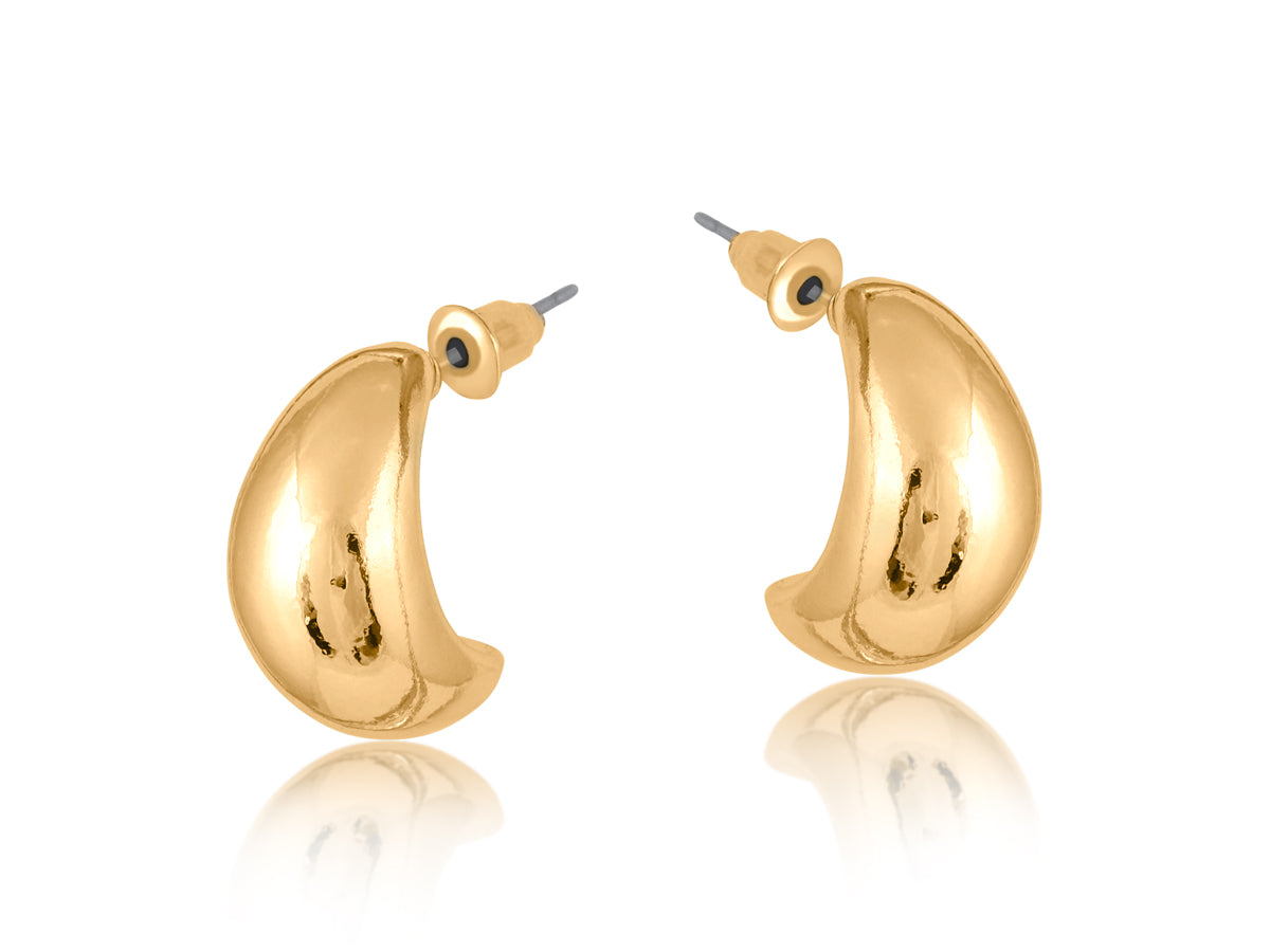 Teardrop stud earrings - Rose petal