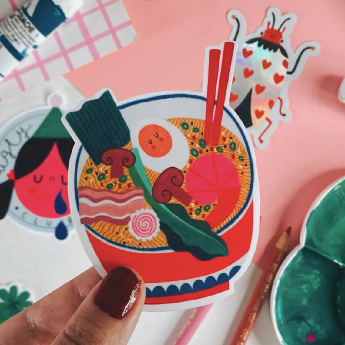 Ramen sticker