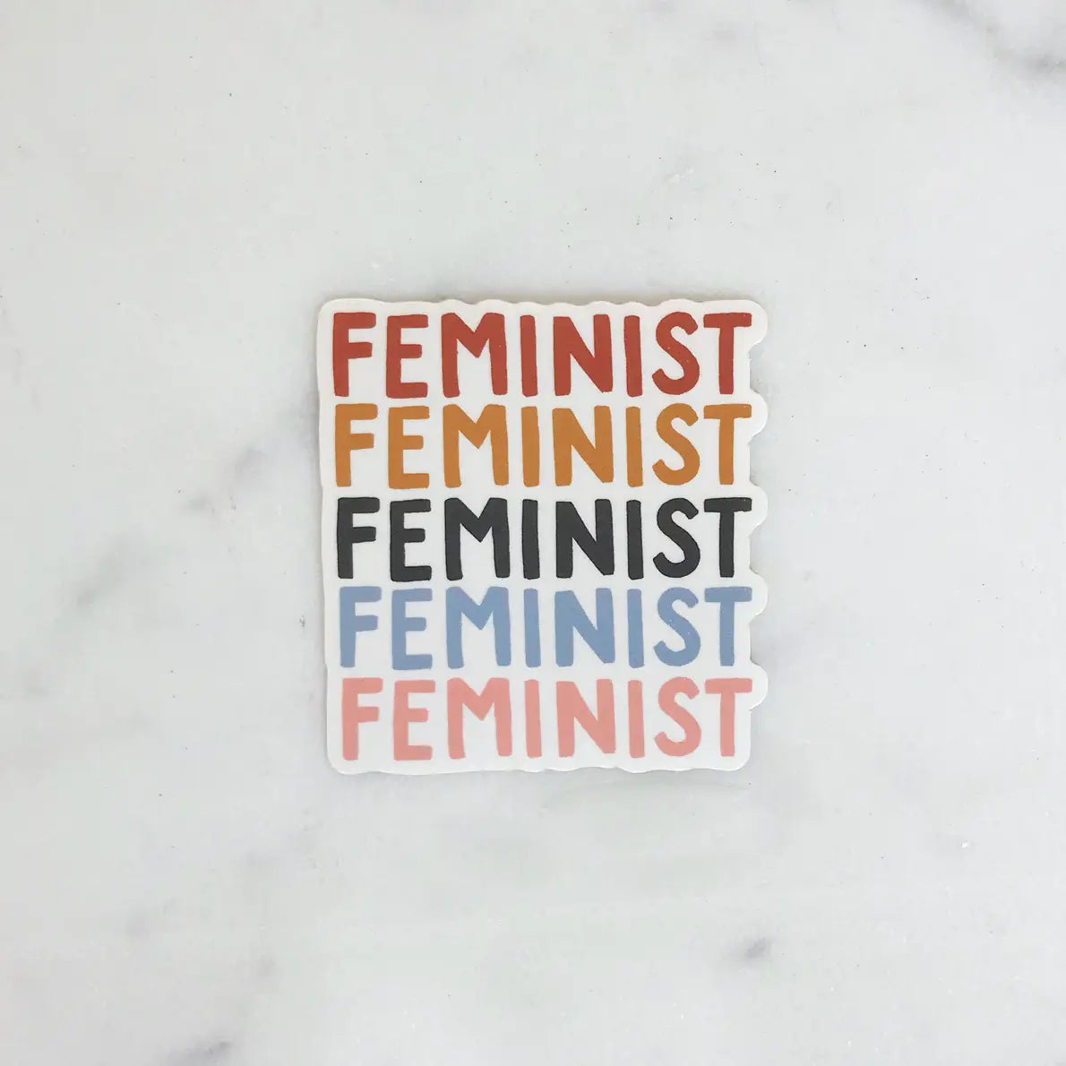 Feminist sticker