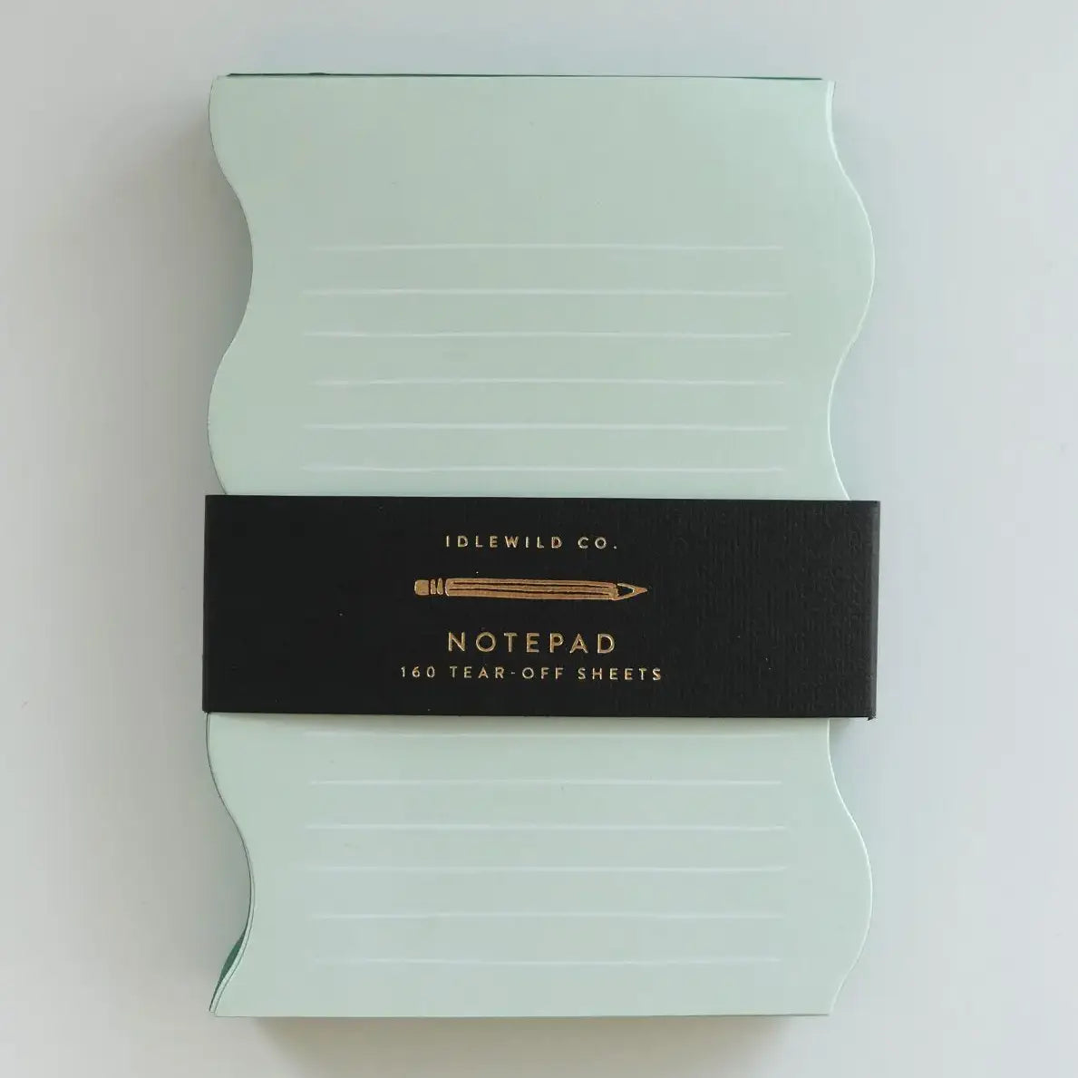 Wavy-shaped notepad