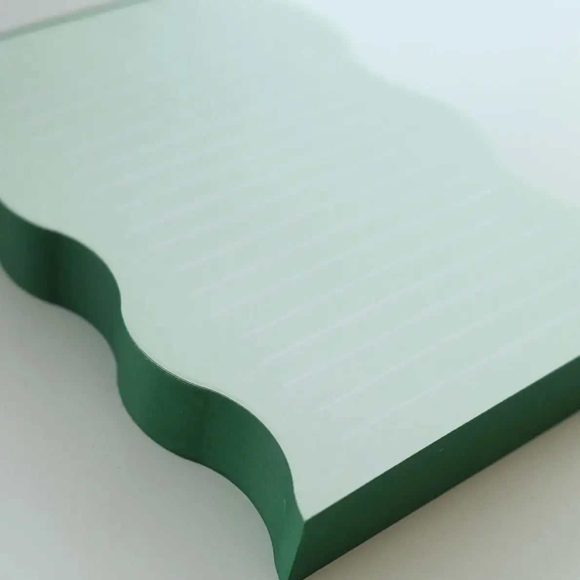 Wavy-shaped notepad