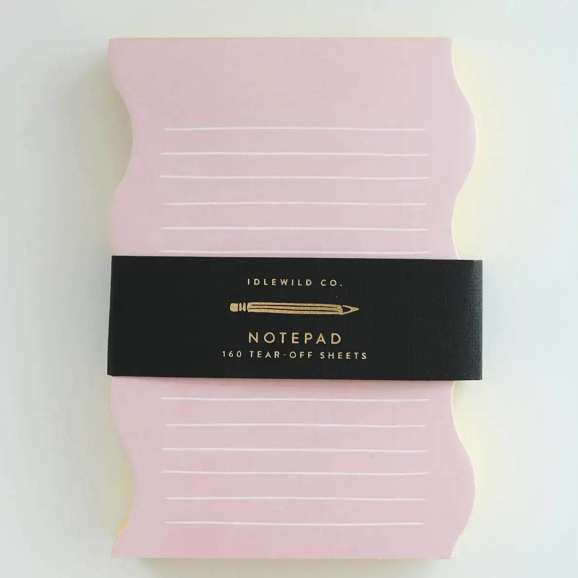 Wavy-shaped notepad