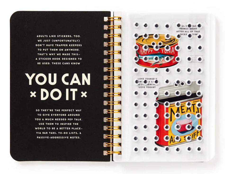 You can do it sticker book