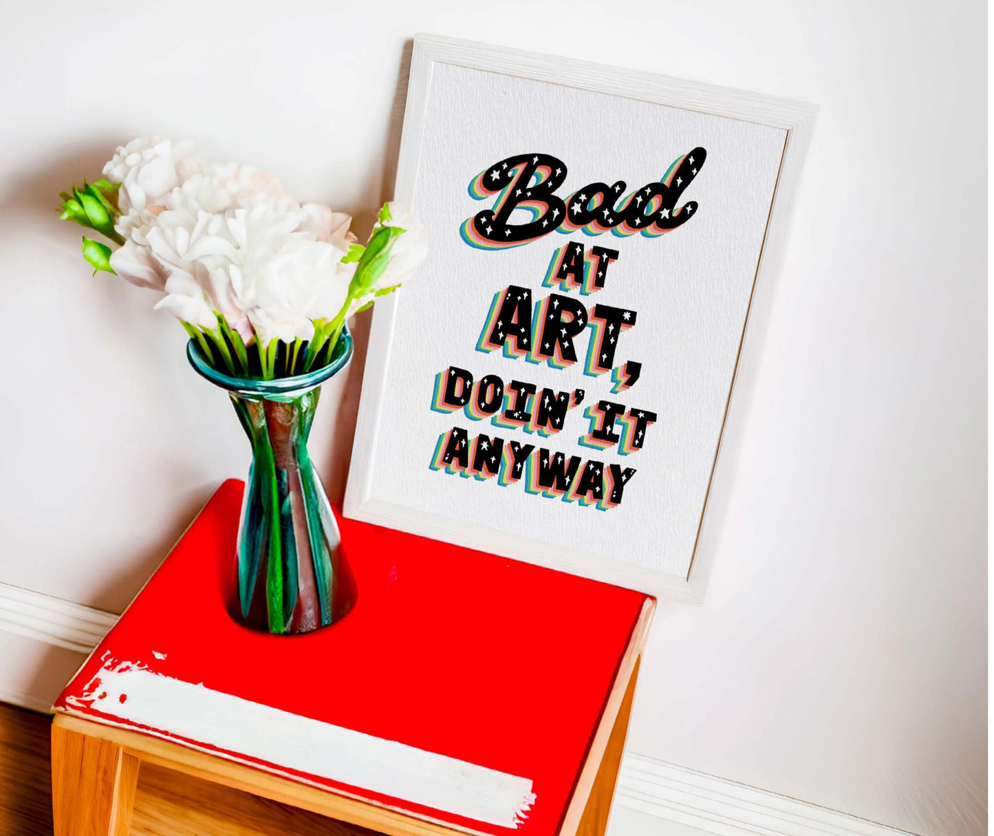 Bad at art A4 print