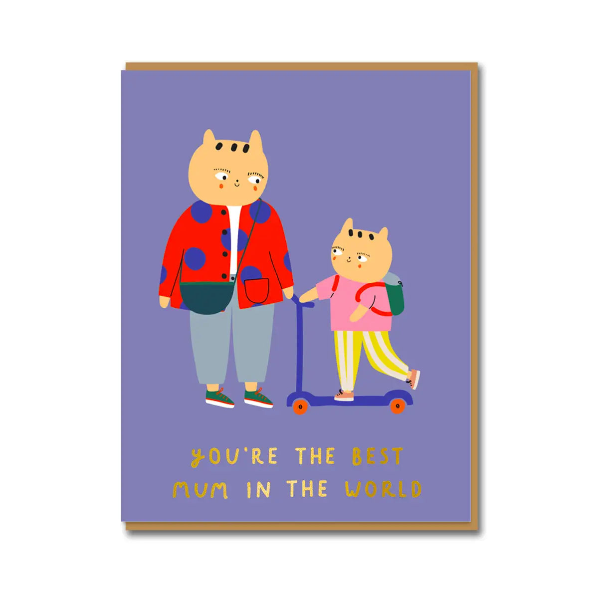 The best mum in the world card