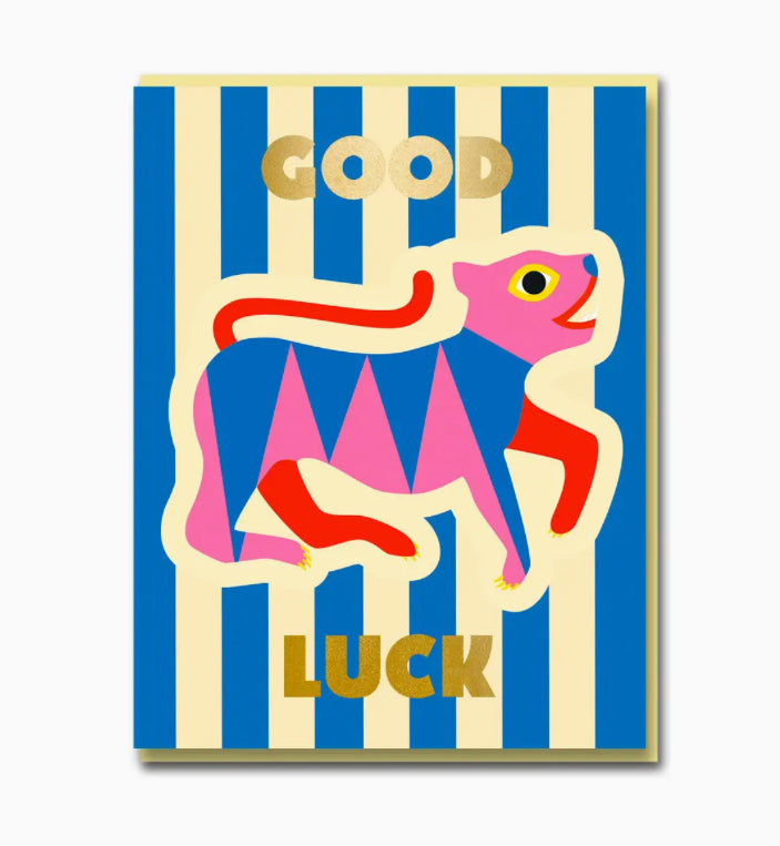Good luck tiger card