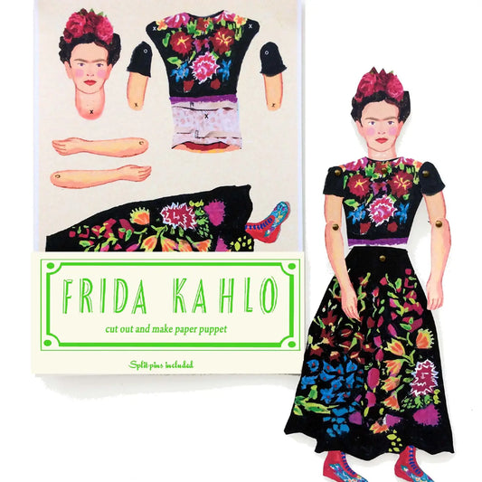 Cut and make Frida Kahlo puppet