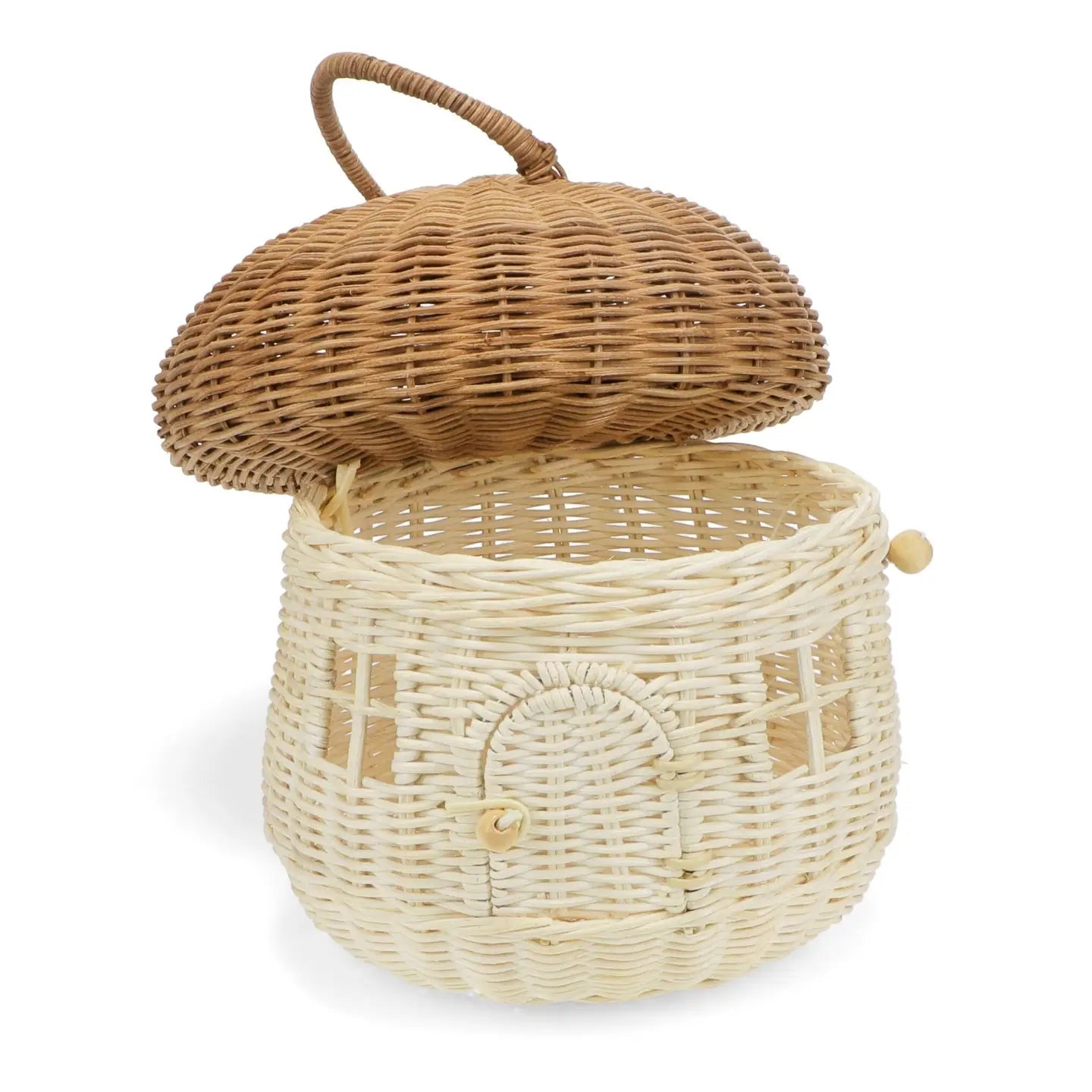 Rattan mushroom house