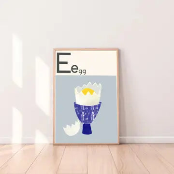 E is for egg A4 print