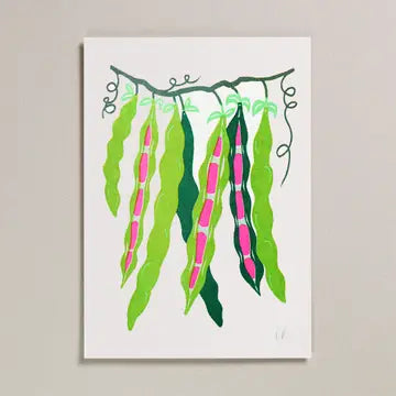 Beans A4 riso print