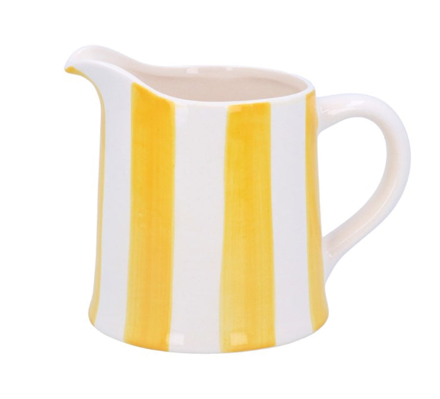 Stripy creamer jug