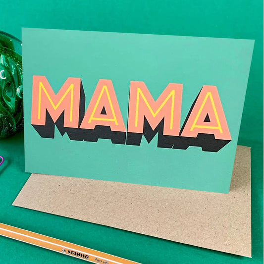 Mama greetings card