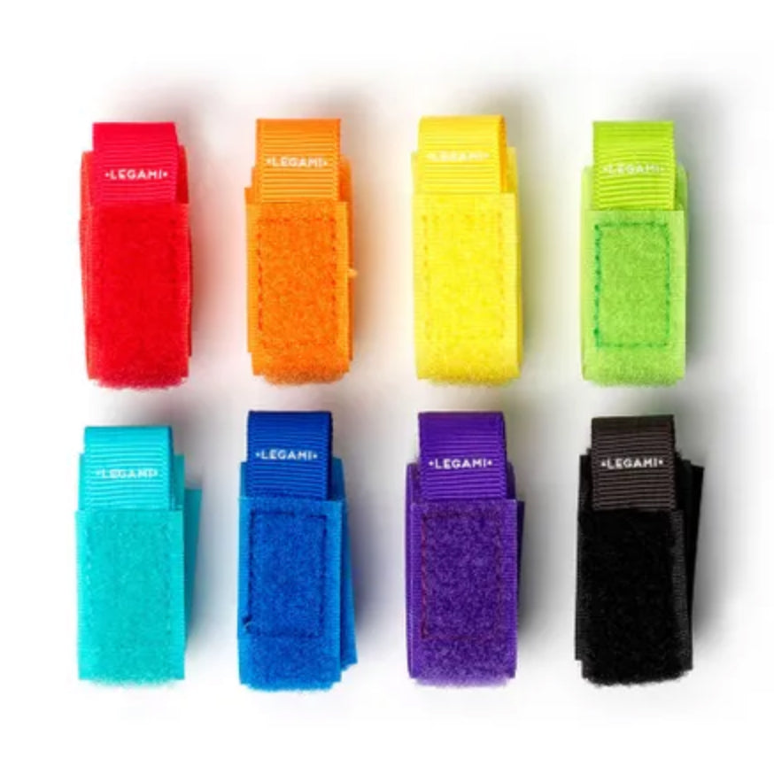 Set of 8 colourful cable ties