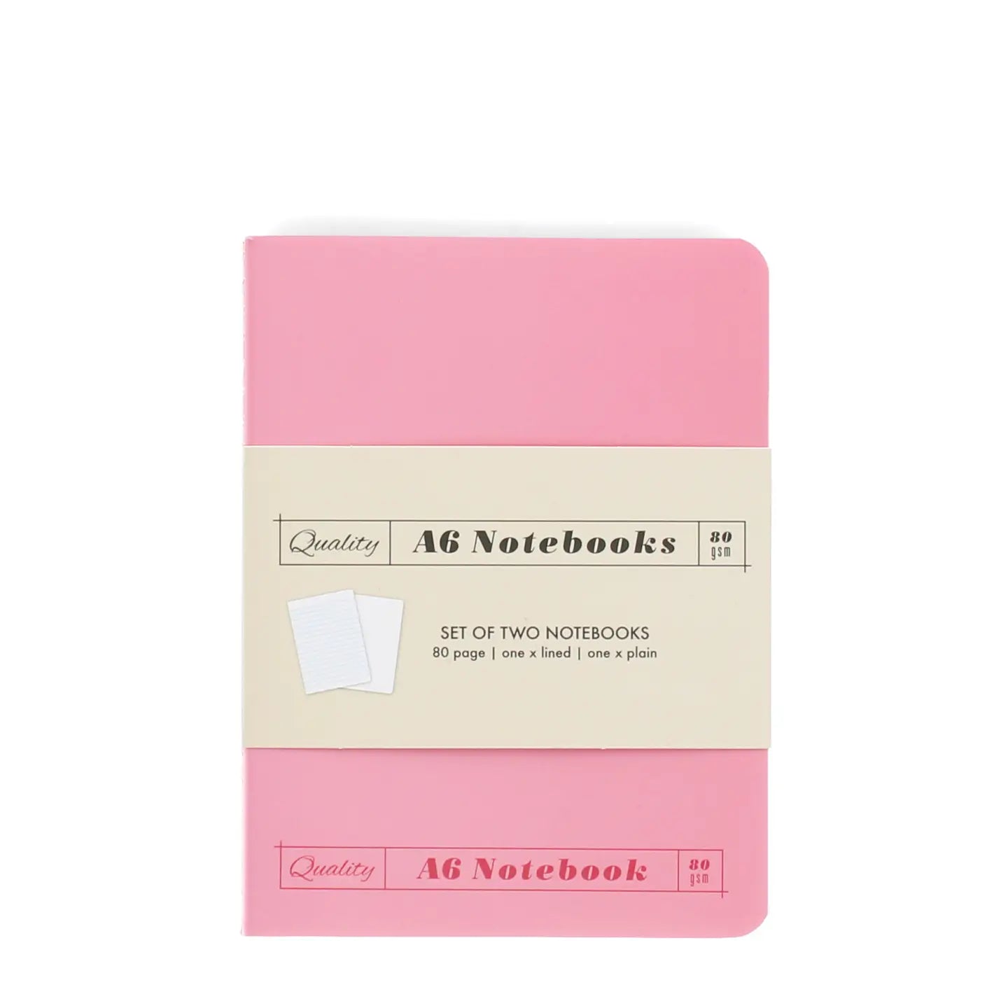 Set of 2 A6 notebooks