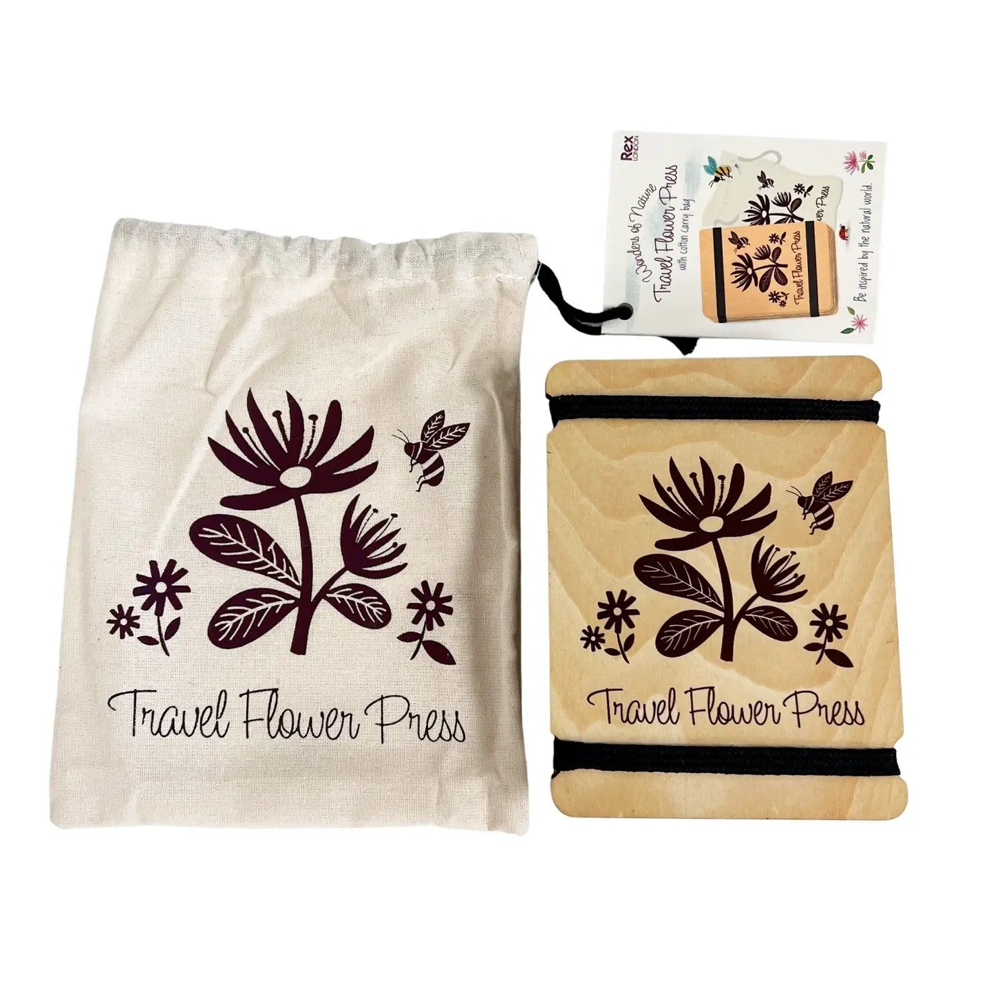 Pocket flower press