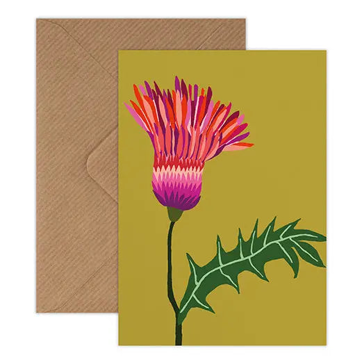 Thistle mini card