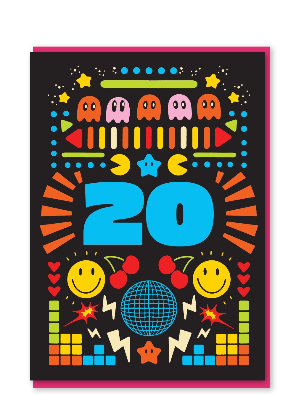 20 birthday fun fair card