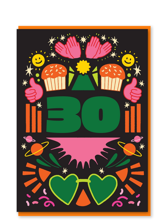 30 birthday fun fair card