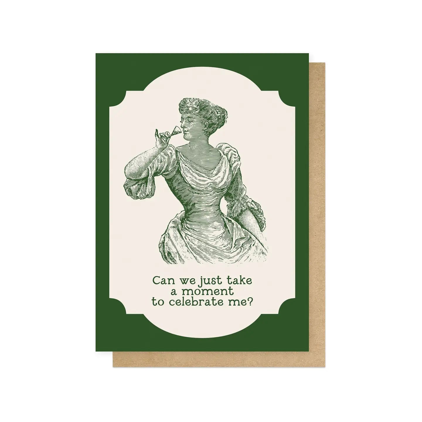 Celebrate me greetings card