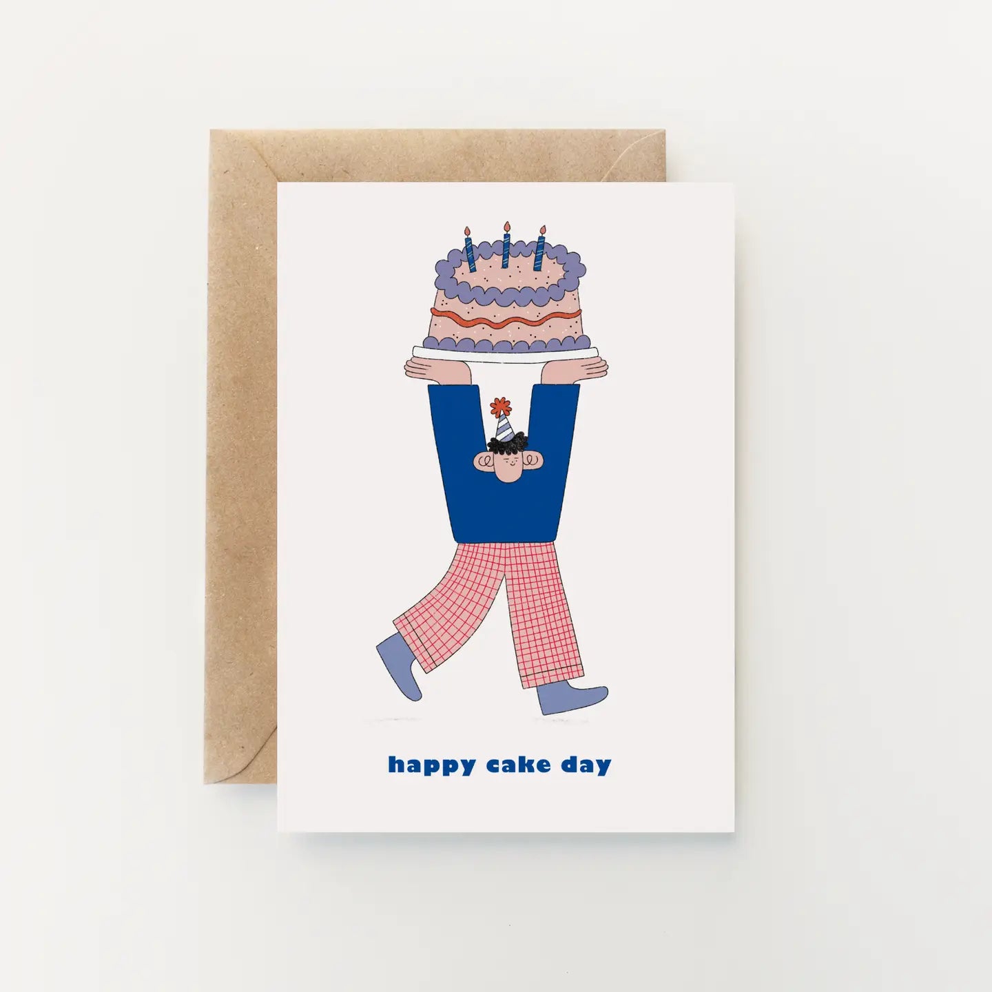 Happy cake day card