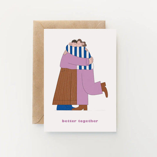 Better together greetings card
