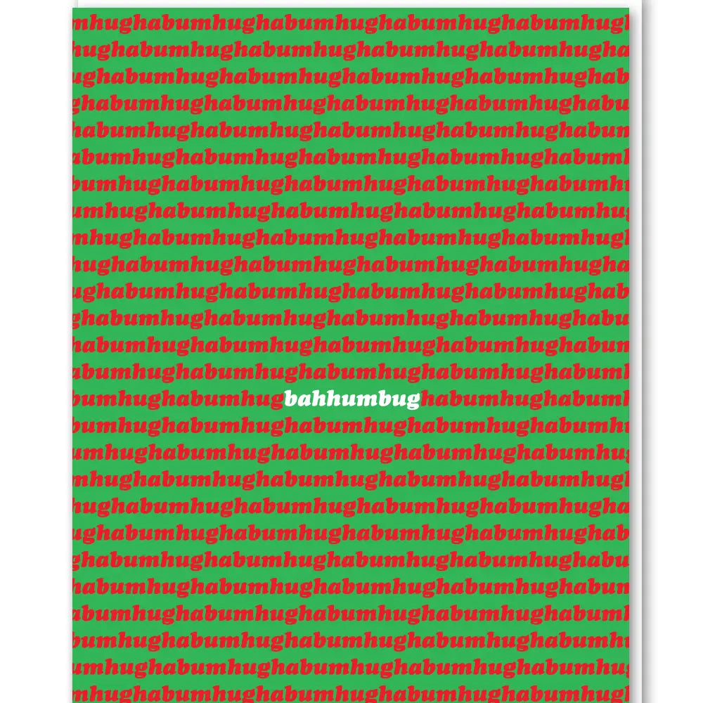 Bah humbug card
