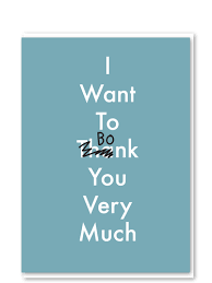 Bonk you very much card