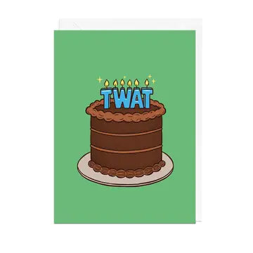 Twat birthday card