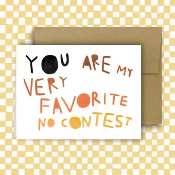 Very favourite greetings card
