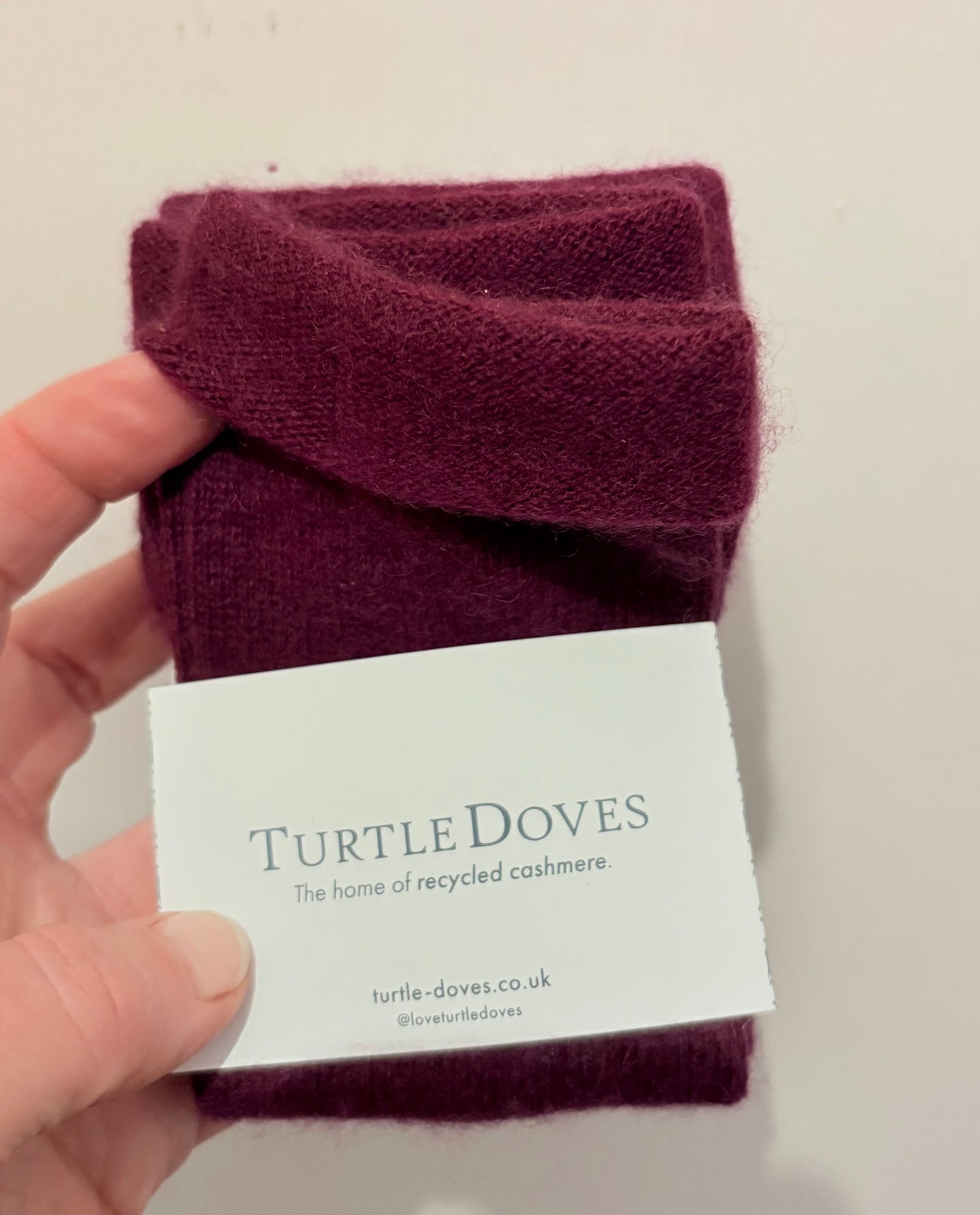 Recycled cashmere Wristwarmers
