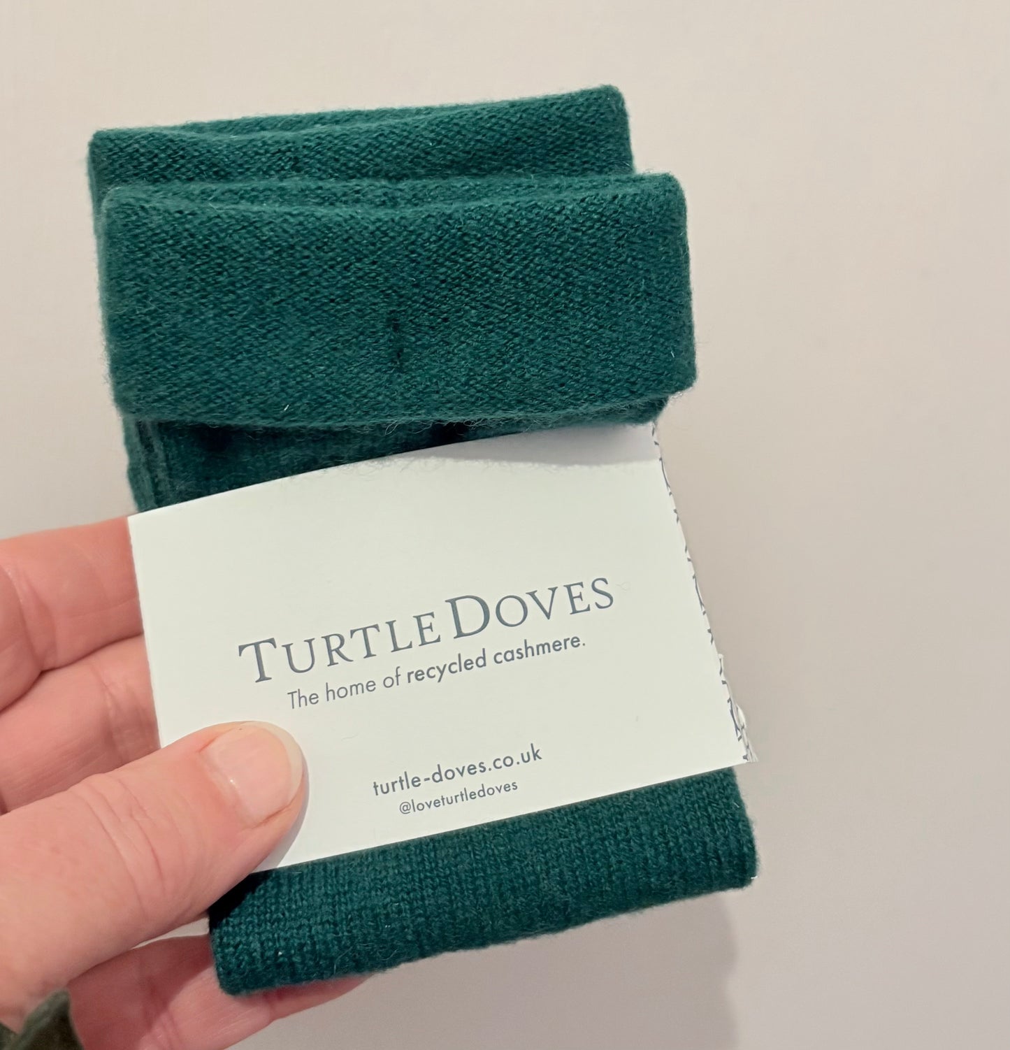 Recycled cashmere Wristwarmers