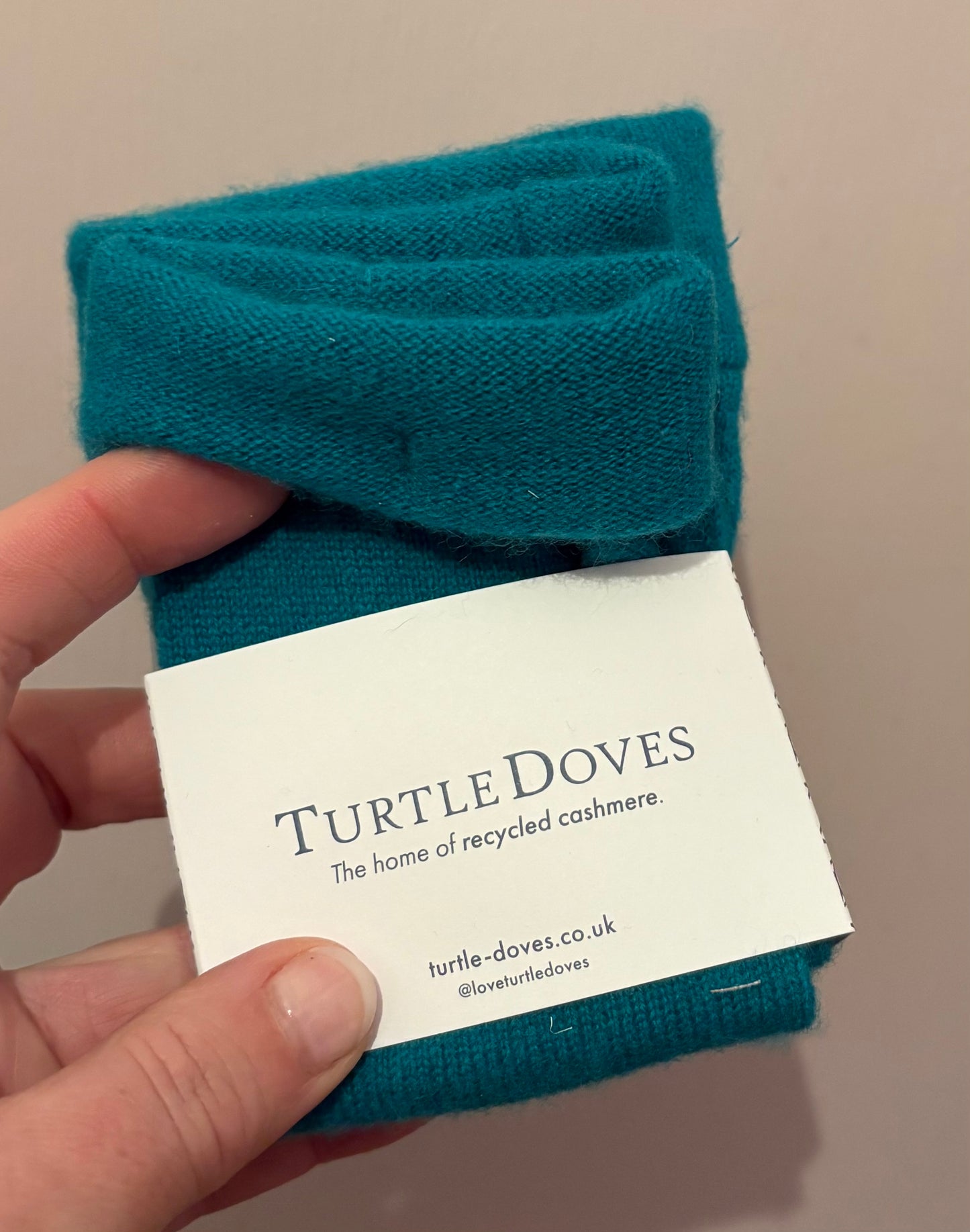 Recycled cashmere Wristwarmers