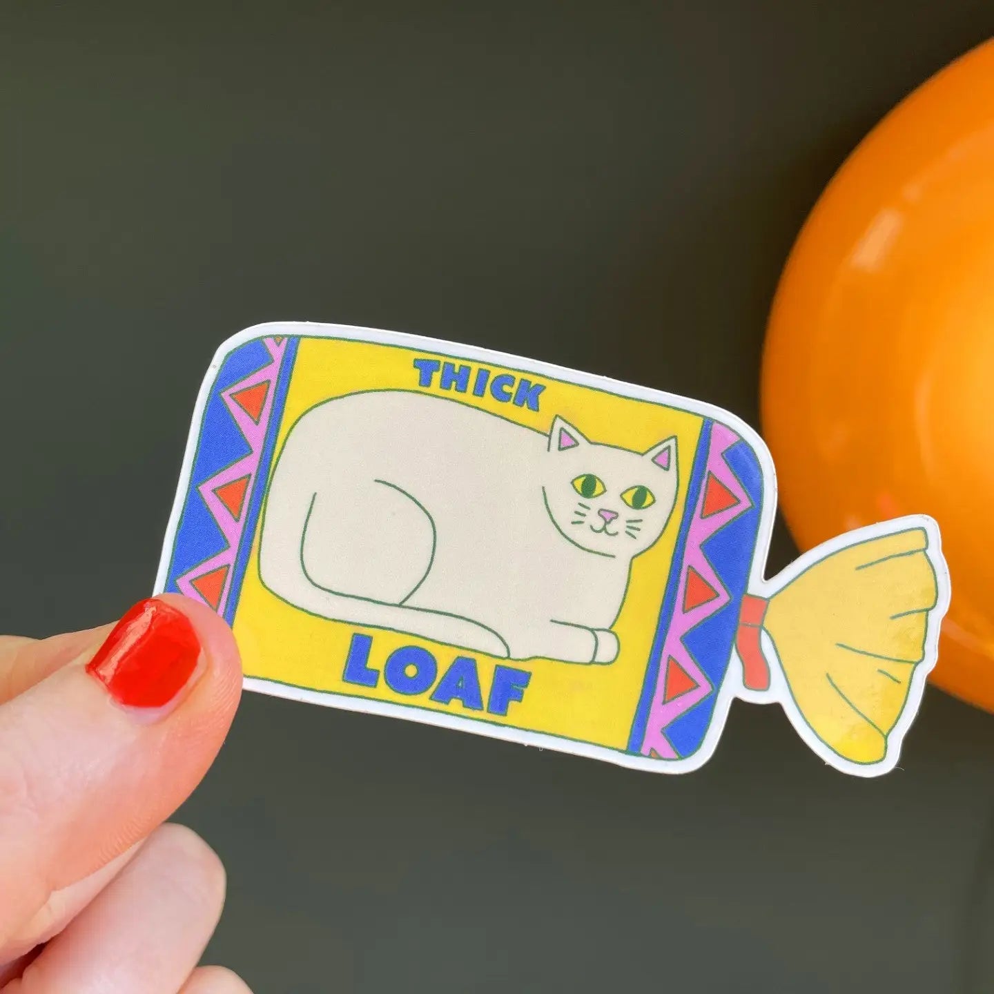 Cat loaf sticker