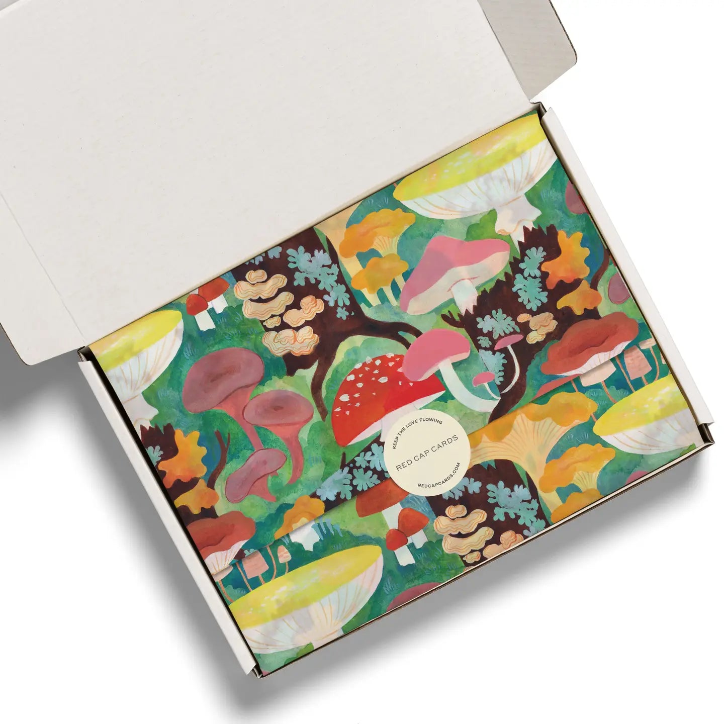 Mushroom tissue paper