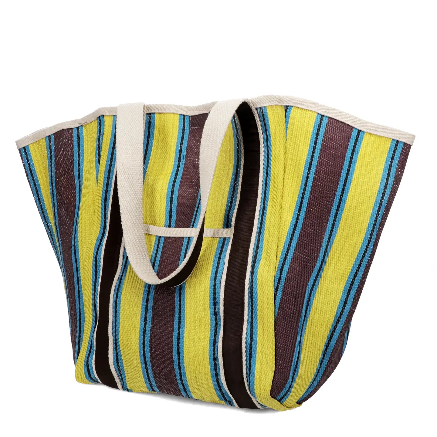 Recycled woven tote bag