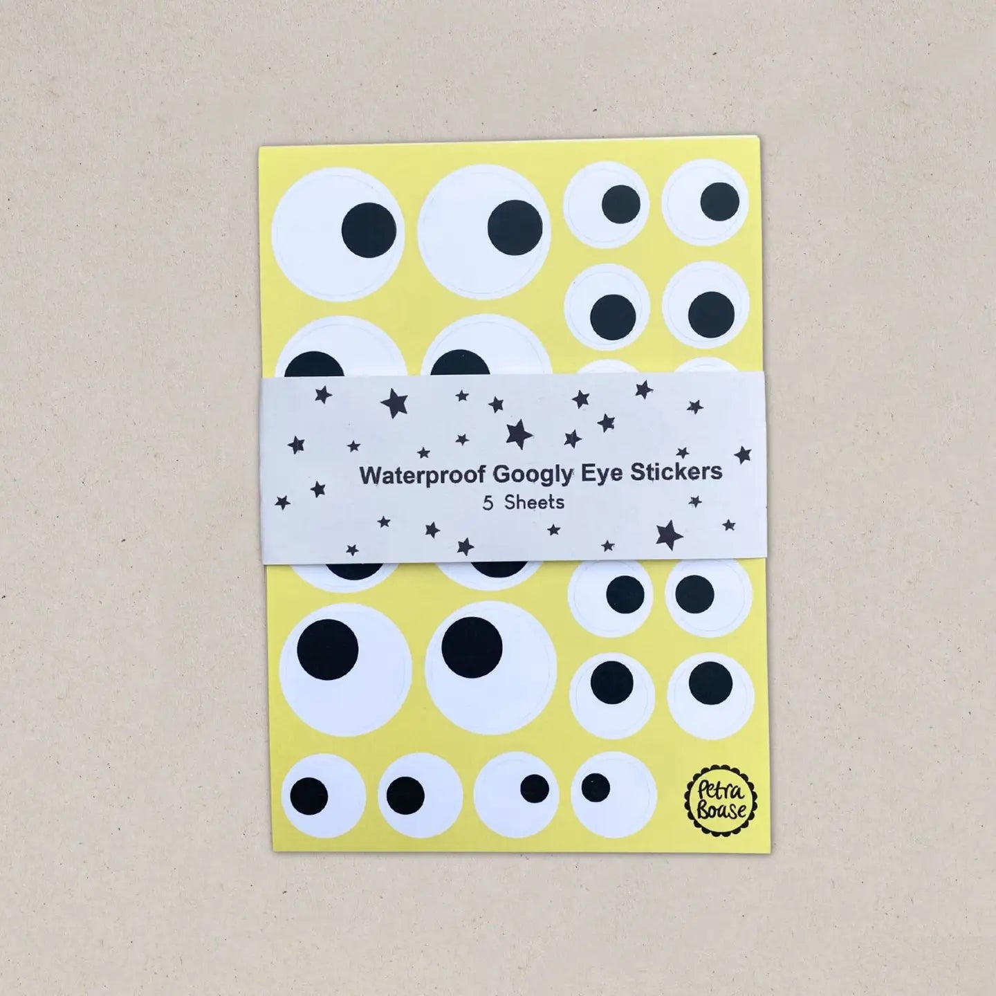 Googly eye waterproof stickers