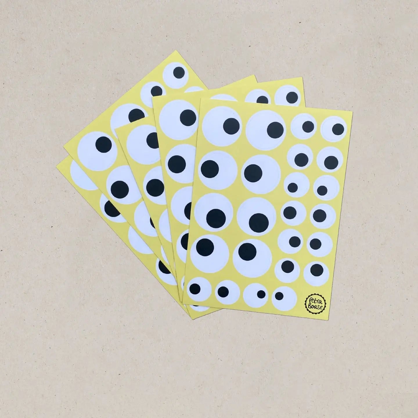Googly eye waterproof stickers