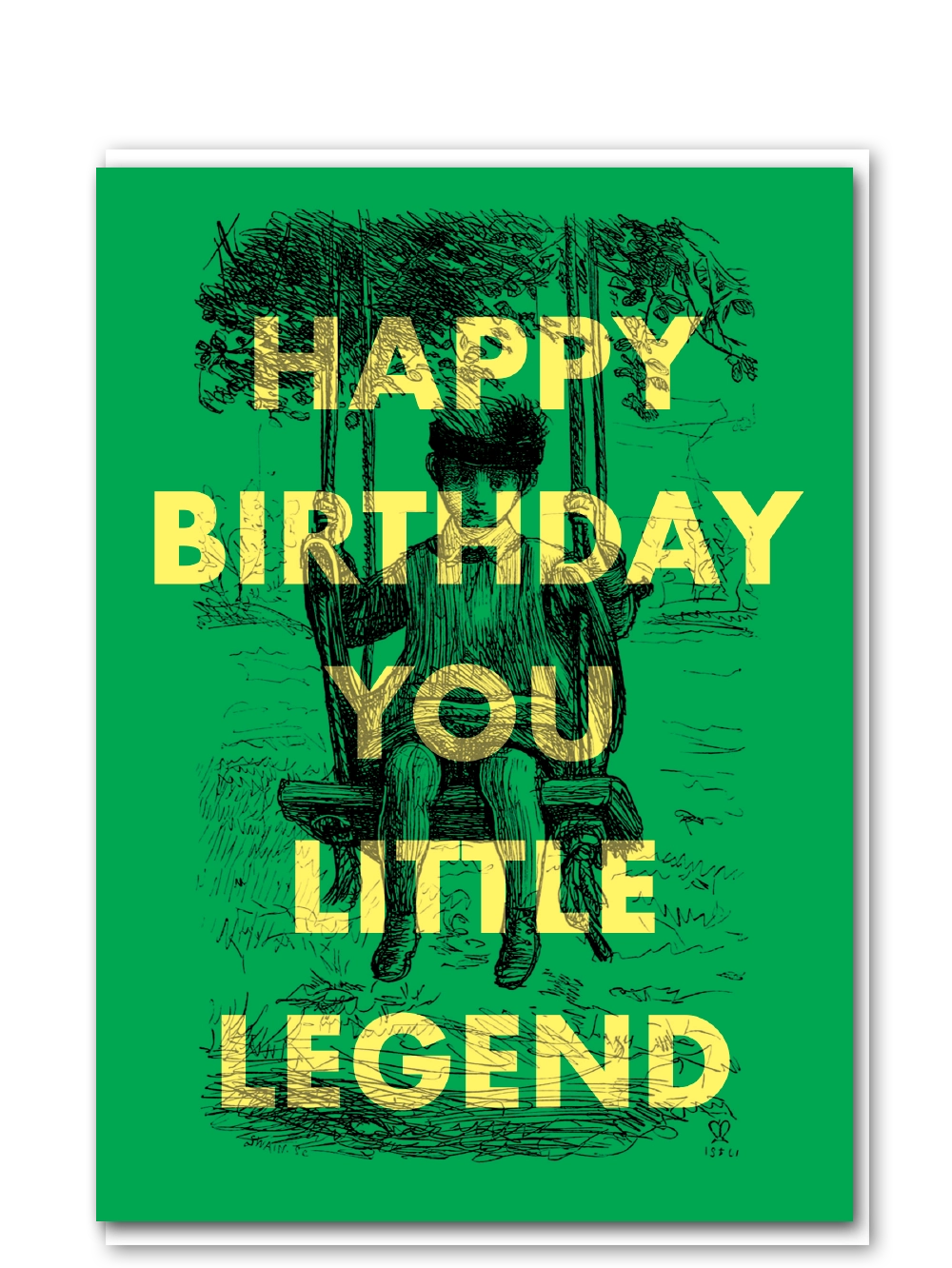 Little legend birthday card
