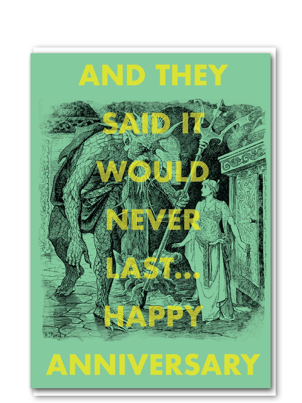Never last anniversary card
